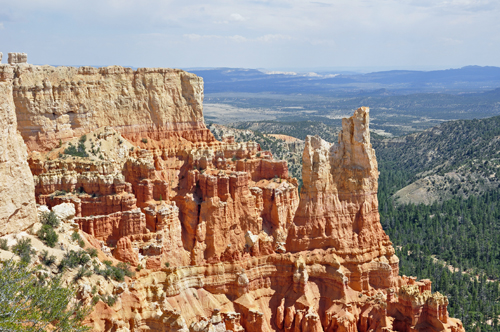 photogenic castle-like hoodoo